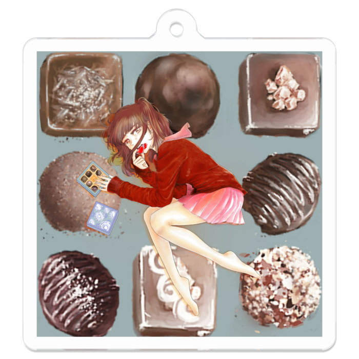 アクリルキーホルダー - 50 x 50 (mm)