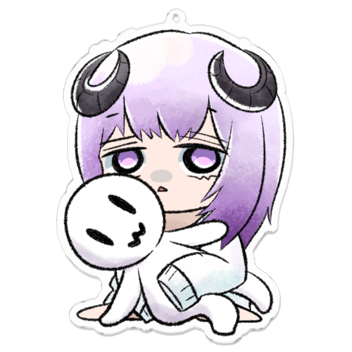 ゆーうつちゃん - 100 x 100 (mm)