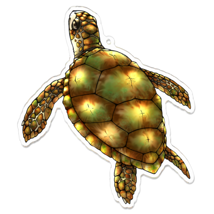 アクリルキーホルダー（コーティング） - 100 x 100 (mm)