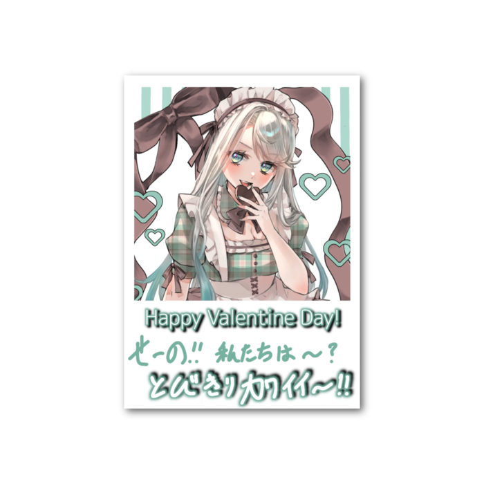 フォト風カード - 縦 - 片面