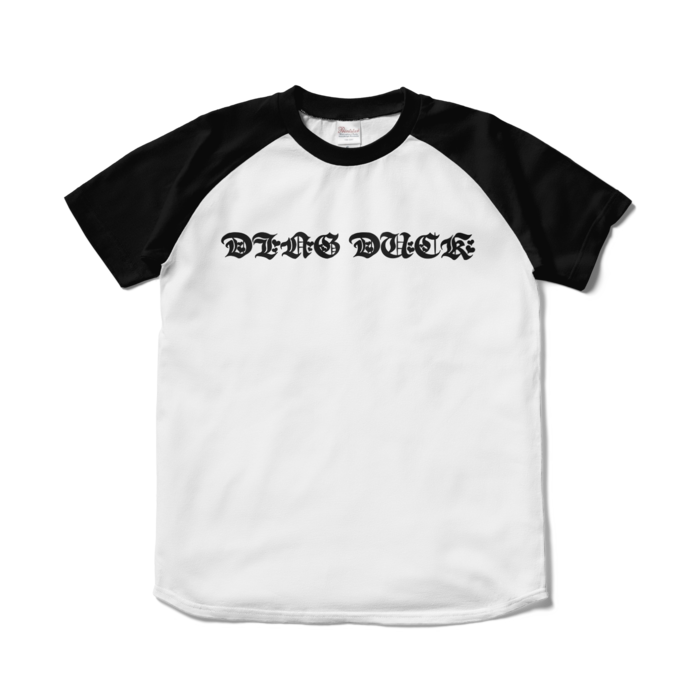 ラグランTシャツ - S - ホワイト×ブラック