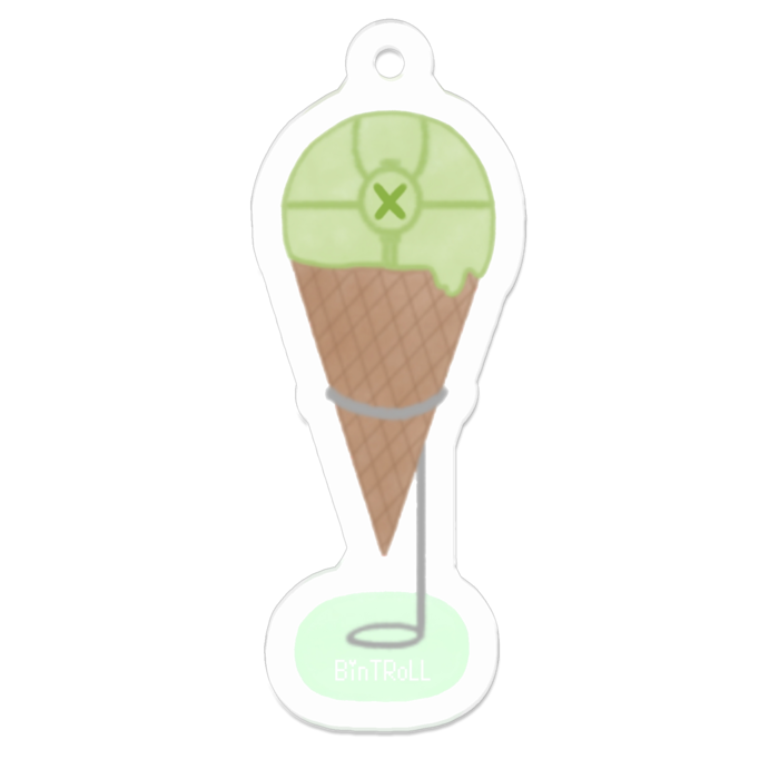 アクリルキーホルダー - 50 x 50 (mm)