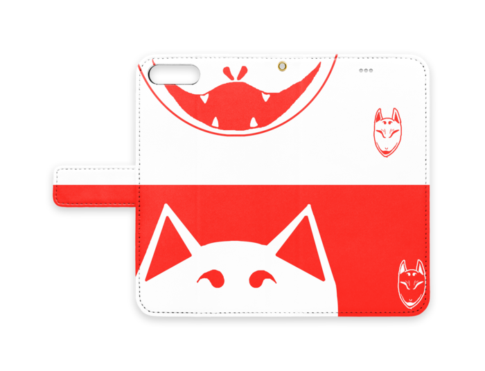 手帳型iPhoneケース - iPhone 7 Plus - ストラップ穴 あり