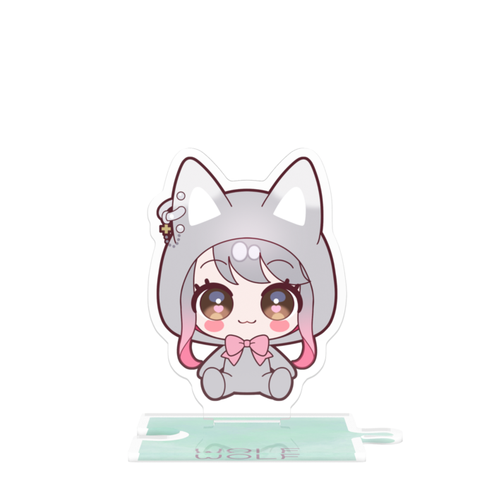 つながるアクスタ(オオカミ) - 80mm