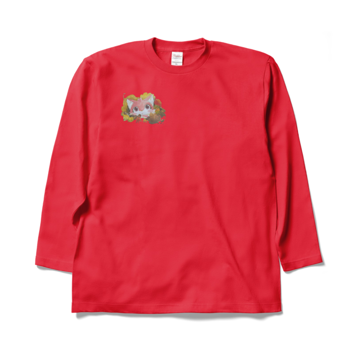 ロングスリーブTシャツ - XL - レッド(2)