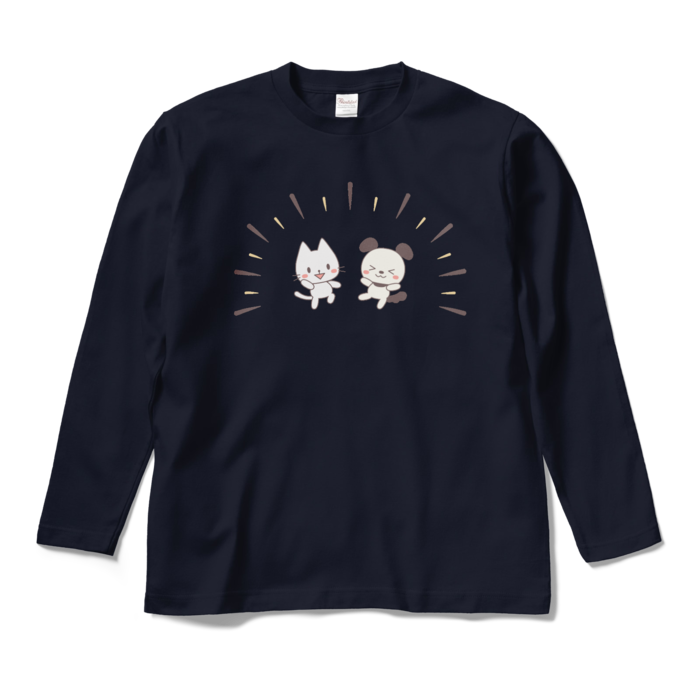 ロングスリーブTシャツ　紺色　M