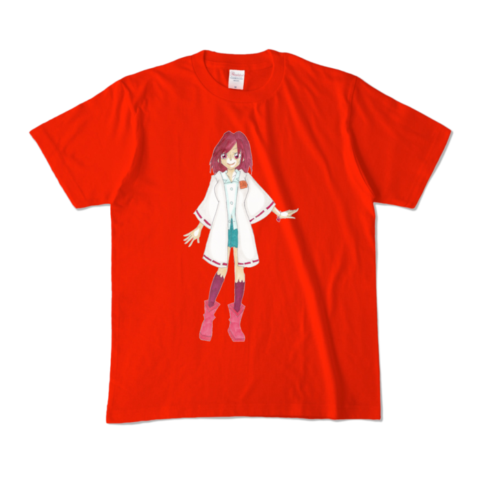 カラーTシャツ - M - レッド (濃色)