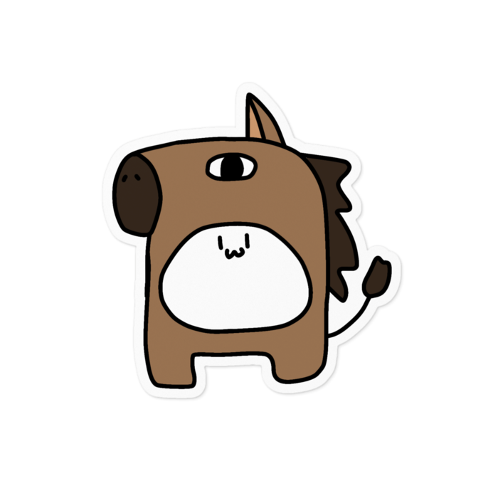 ステッカー - 100 x 100 (mm)