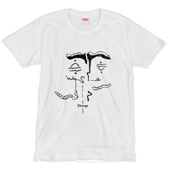 Strange T-shirt(White) - L -
