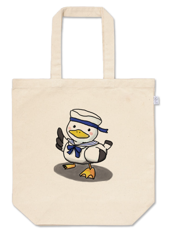 トートバッグ - M - プリント面積中 - ナチュラル