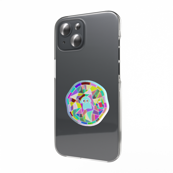オーロラスマホステッカー - W55 × H91mm 以内