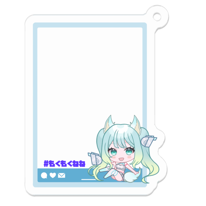 アクリルキーホルダー - 50 x 50 (mm)