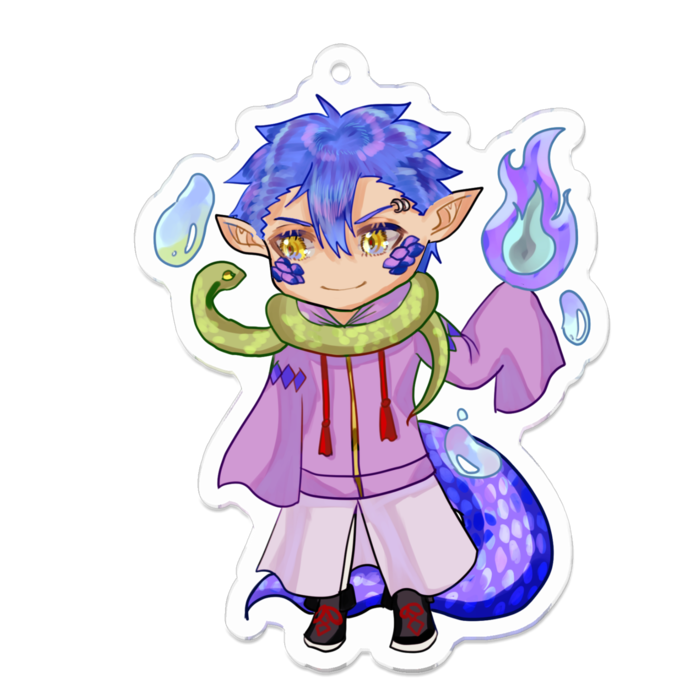 アクリルキーホルダー - 70 x 70 (mm)