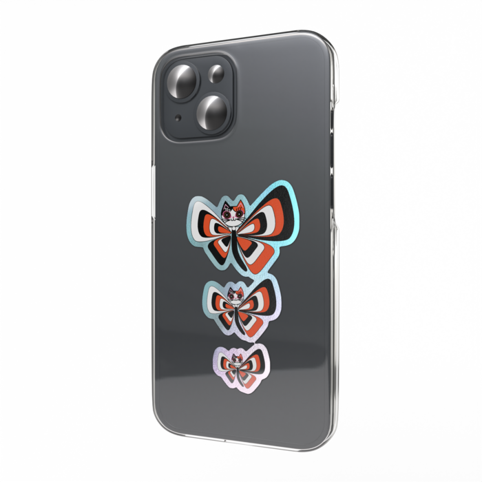 オーロラスマホステッカー - 縦