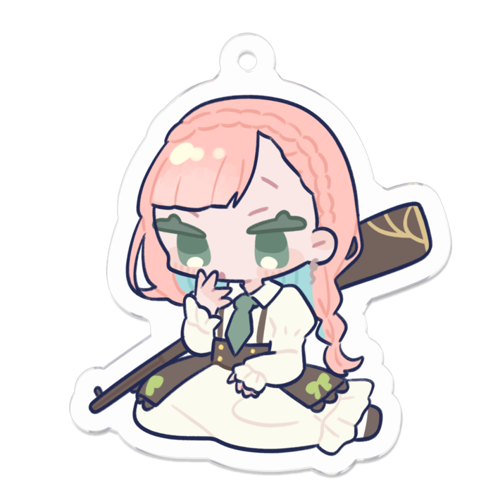 アクリルキーホルダー - 50 x 50 (mm)