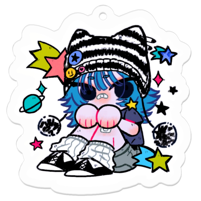 アクリルキーホルダー - 50 x 50 (mm)