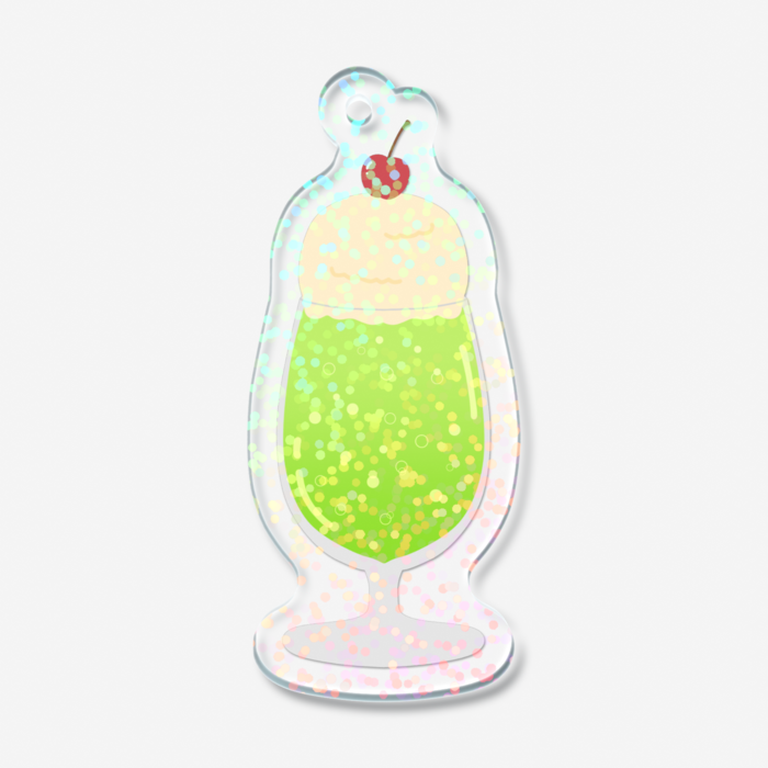 ホログラムアクリルキーホルダー - 50 × 50mm