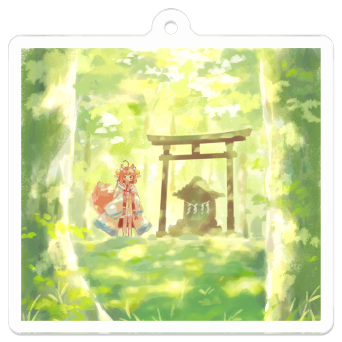 アクリルキーホルダー - 50 x 50 (mm)