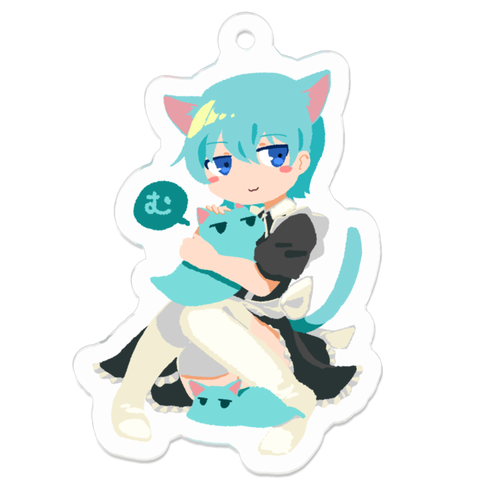 アクリルキーホルダー - 50 x 50 (mm)