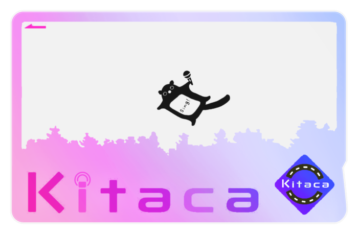 kitaca ステッカー