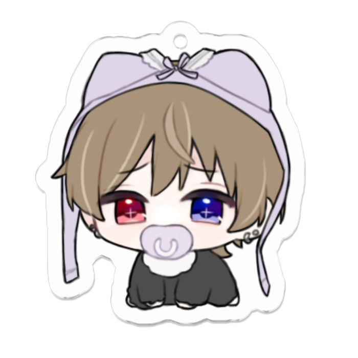 アクリルキーホルダー - 50 x 50 (mm)