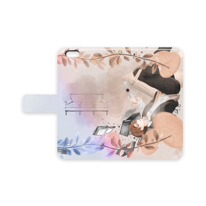 手帳型iPhoneケース - iPhone 6 Plus / 6s Plus - ストラップ穴 あり