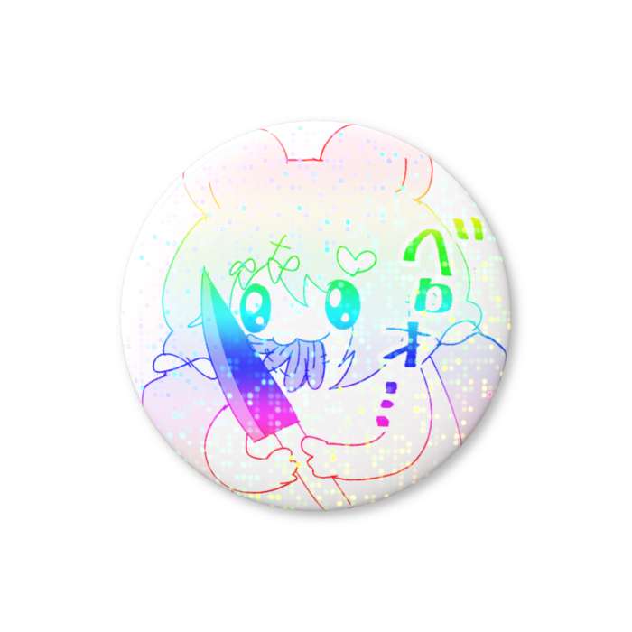 ホログラム缶バッジ - 56mm