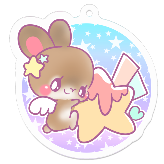 アクリルキーホルダー - 50 x 50 (mm)