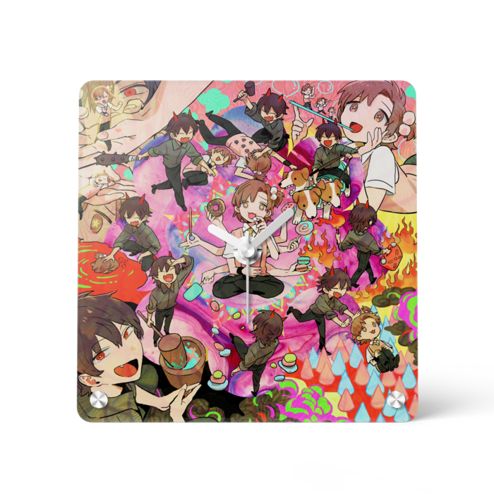 アクリル時計 - 150x150mm