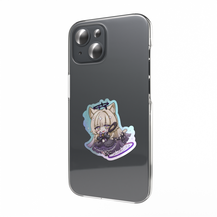 オーロラスマホステッカー - 縦