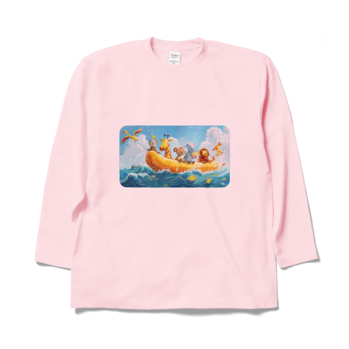 ロングスリーブTシャツ - XL - ライトピンク