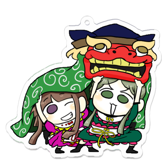 アクリルキーホルダー - 70 x 70 (mm)