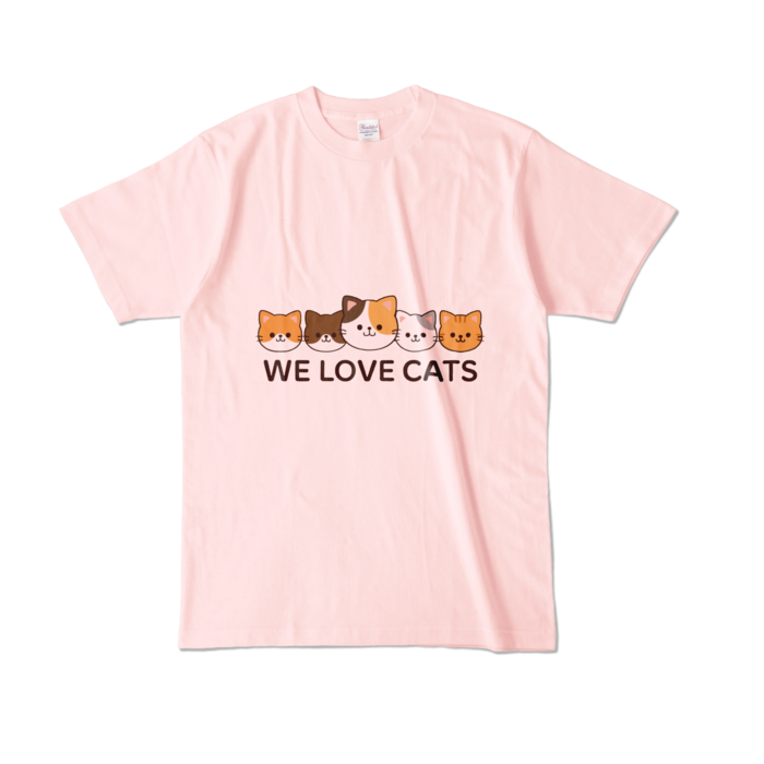 カラーTシャツ - L - ライトピンク (淡色)