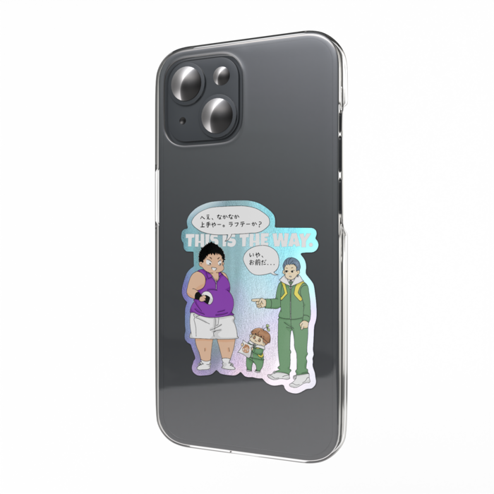 オーロラスマホステッカー - 縦