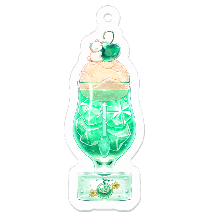 アクリルキーホルダー - 50 x 50 (mm)