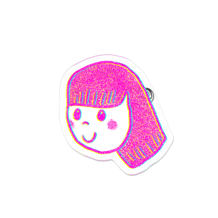 アクリルバッジ - 50 x 50 (mm)