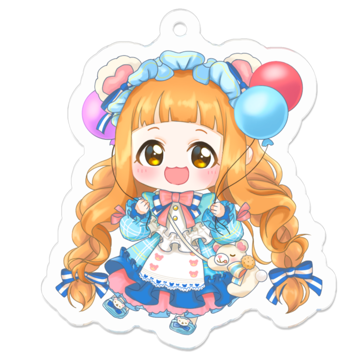 アクリルキーホルダー - 50 x 50 (mm)