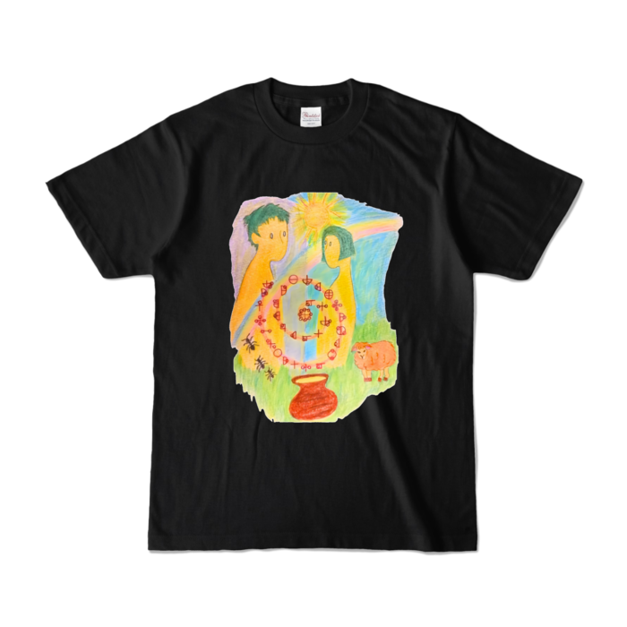 カラーTシャツ - S - ブラック (濃色)