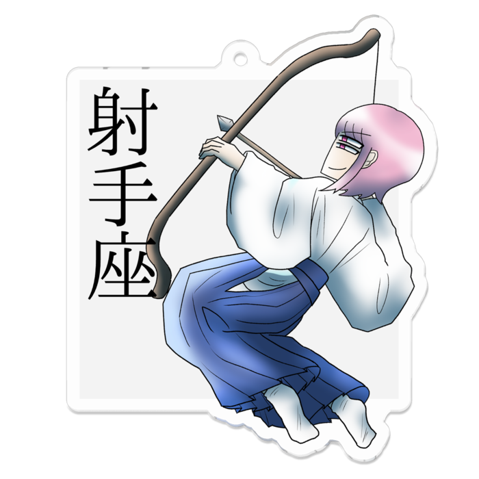 アクリルキーホルダー - 70 x 70 (mm)