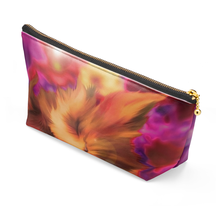 ポーチ - 長さ21.5cm / 高さ10cm - ブラック