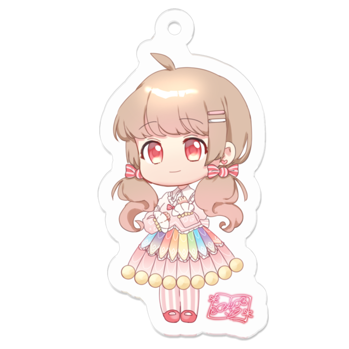 アクリルキーホルダー - 50 x 50 (mm)
