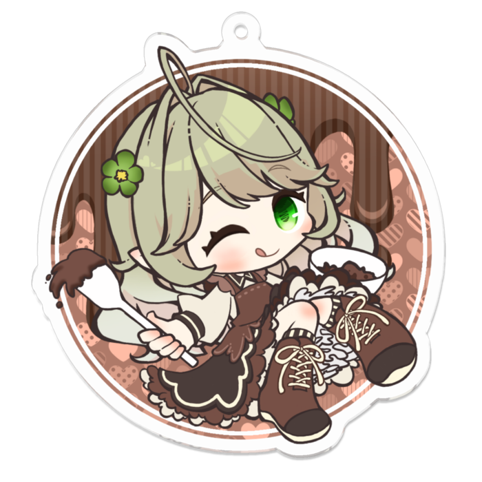 アクリルキーホルダー - 70 x 70 (mm)