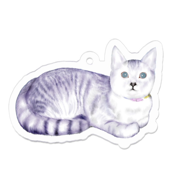 アクリルキーホルダー - 50 x 50 (mm)