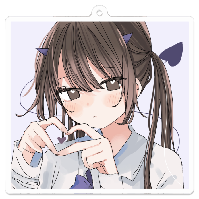 アクリルキーホルダー - 70 x 70 (mm)