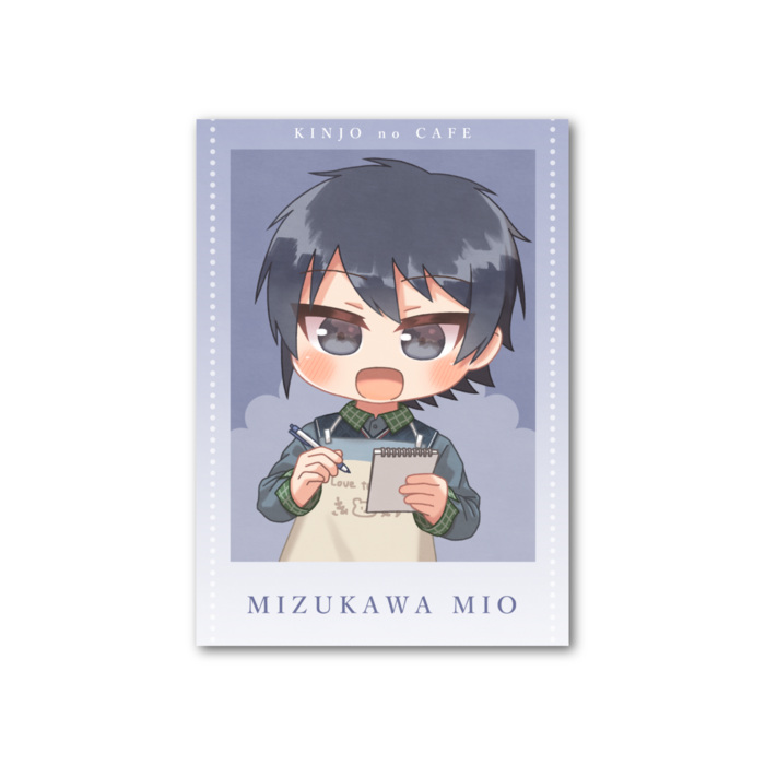 コラボカフェ風 きんじょのみかりフォト風カード(海緒A)