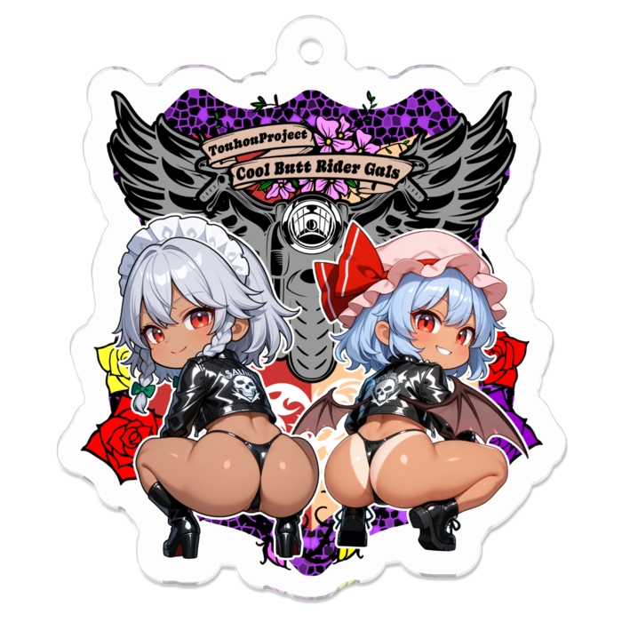 アクリルキーホルダー - 50 x 50 (mm)