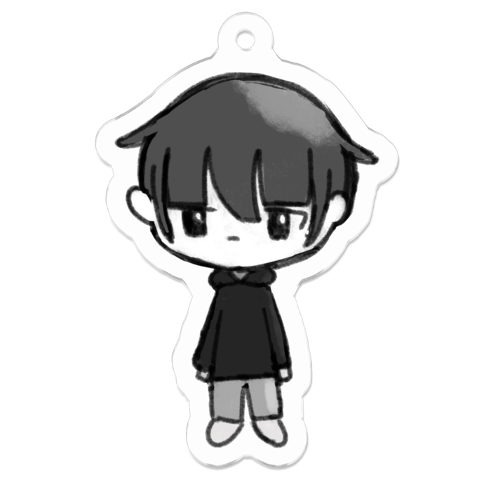 アクリルキーホルダー - 50 x 50 (mm)