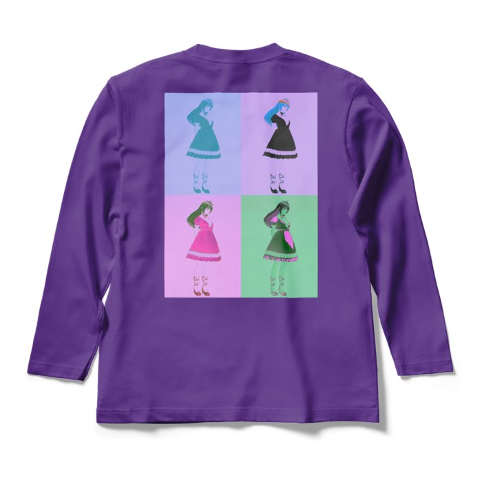 ロングスリーブTシャツ - M - パープル