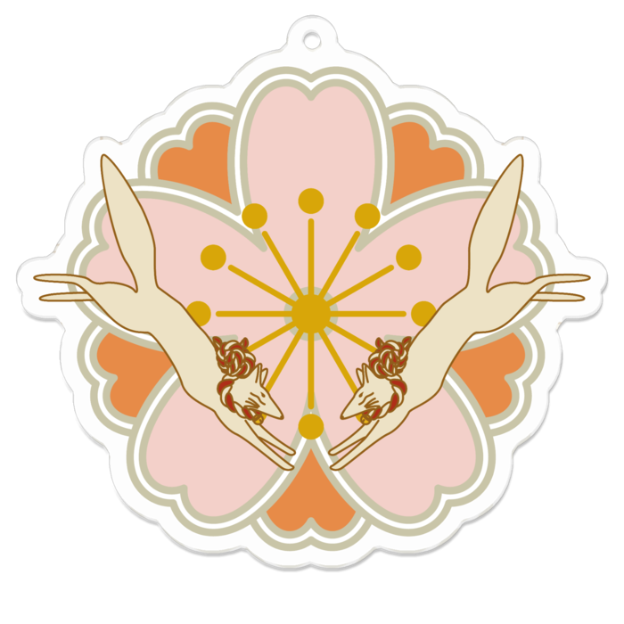アクリルキーホルダー - 70 x 70 (mm)