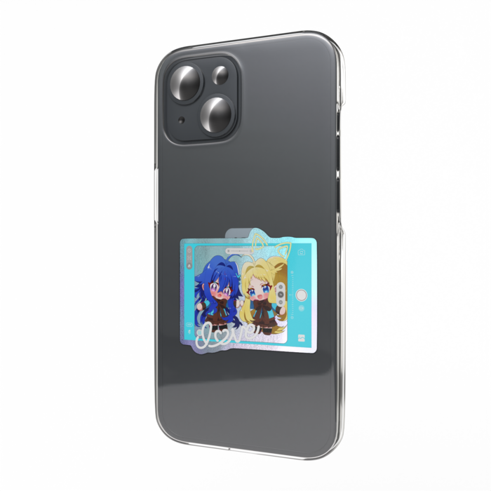 オーロラスマホステッカー - W55 × H91mm 以内